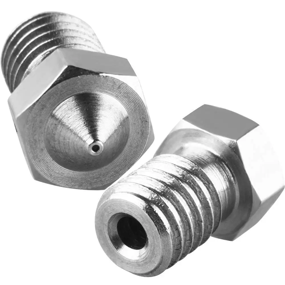 13 Pieces Stainless Steel 3D Printer Nozzles 0.2 Mm 0.4 0.6 0.8 1.0 Extruder Nozzle Print Head For E3D Makerbo | Компьютеры и офис