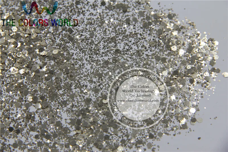 Фотообои разных размеров Платиновые золотые цвета Шестигранная форма блестки