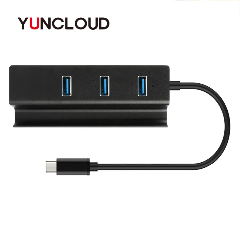 USB C 3 1 концентратор Type-C к RJ45 Gigabit Ethernet разветвитель LAN адаптер с портами 0 Type