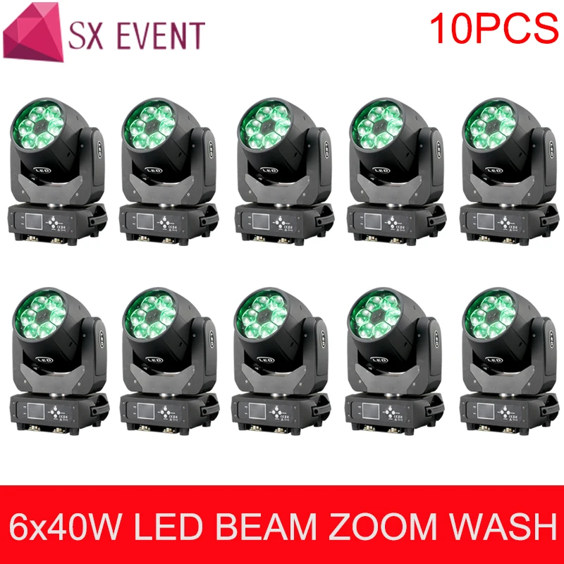 Новинка 2018 светодиодный сценический светильник Bee EyeDMX 6x40 Вт RGBW пчелиный глаз