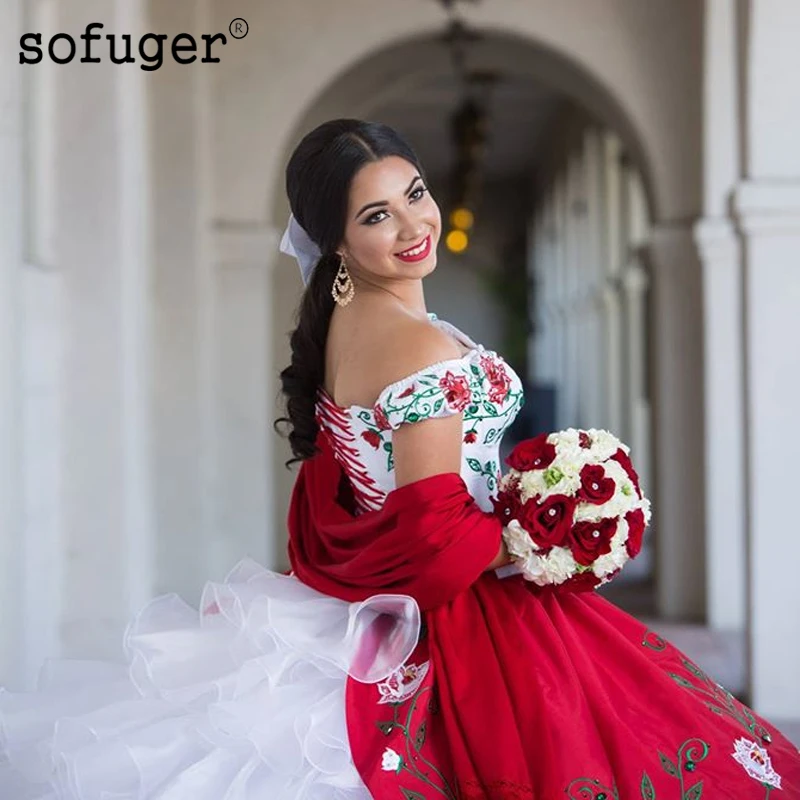 Великолепное свадебное платье с вышивкой Robe De Mariee Sofuge Boho элегантное женское вечернее платье Abiti Da Sposa Длинные платья Многоуровневое Свадебное платье из органзы