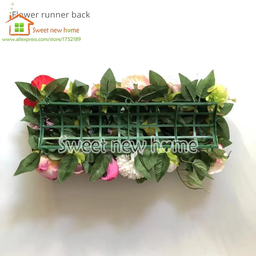 3D искусственные шелковые цветы розы стены и бегуны для свадебной вечеринки фон украшение стола DIY 10 шт./лот