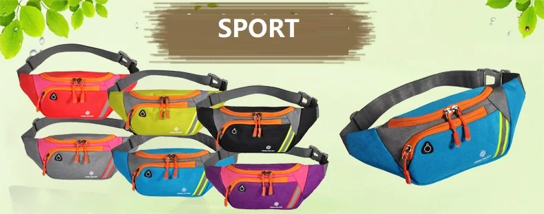 High Quality Waist Packs Women Men Fanny Pack Belt Bag Phone Pouch Bags Travel Waist Pack Small Waist Bag Nylon Pouch