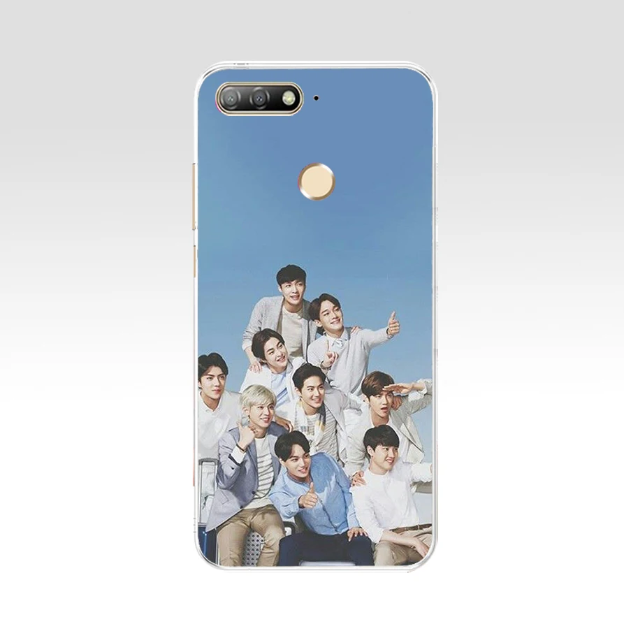 148 ZX Kpop exo Lucky one TPU Мягкий силиконовый чехол для Huawei Honor P8 Lite 2017 7X 8X 7a pro 5 7 дюймов