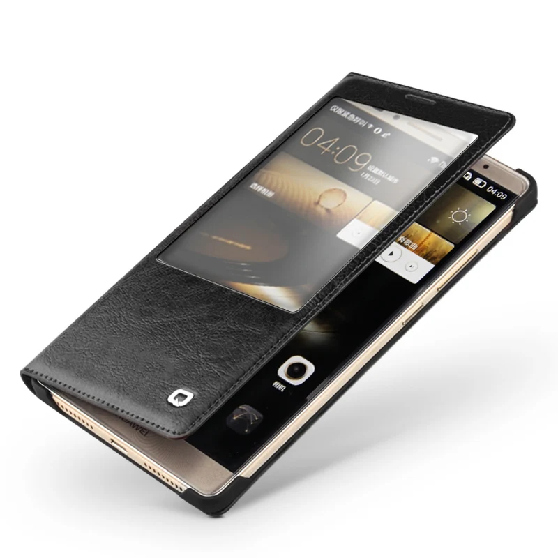 Чехол QIALINO для Huawei Ascend Mate 8 роскошный чехол из натуральной кожи Mate8 откидной смарт