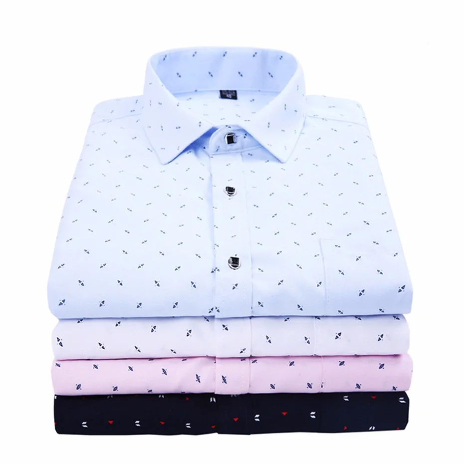 Мужские рубашки с длинным рукавом ZOGAA повседневные облегающие цветочным принтом