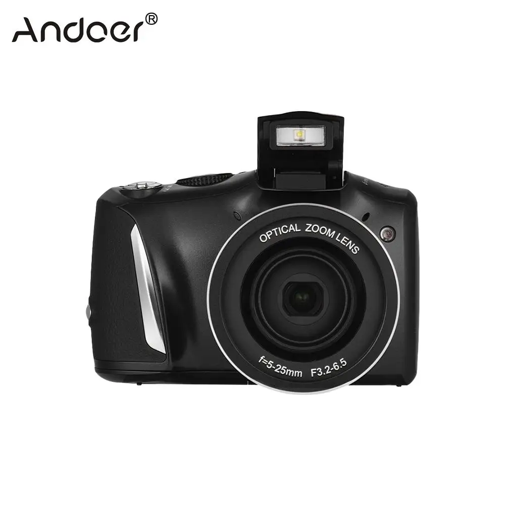 Andoer 24MP 720P HD Цифровая видеокамера Vlogging видеорегистратор 20X зум + 3 5 дюймовый IPS