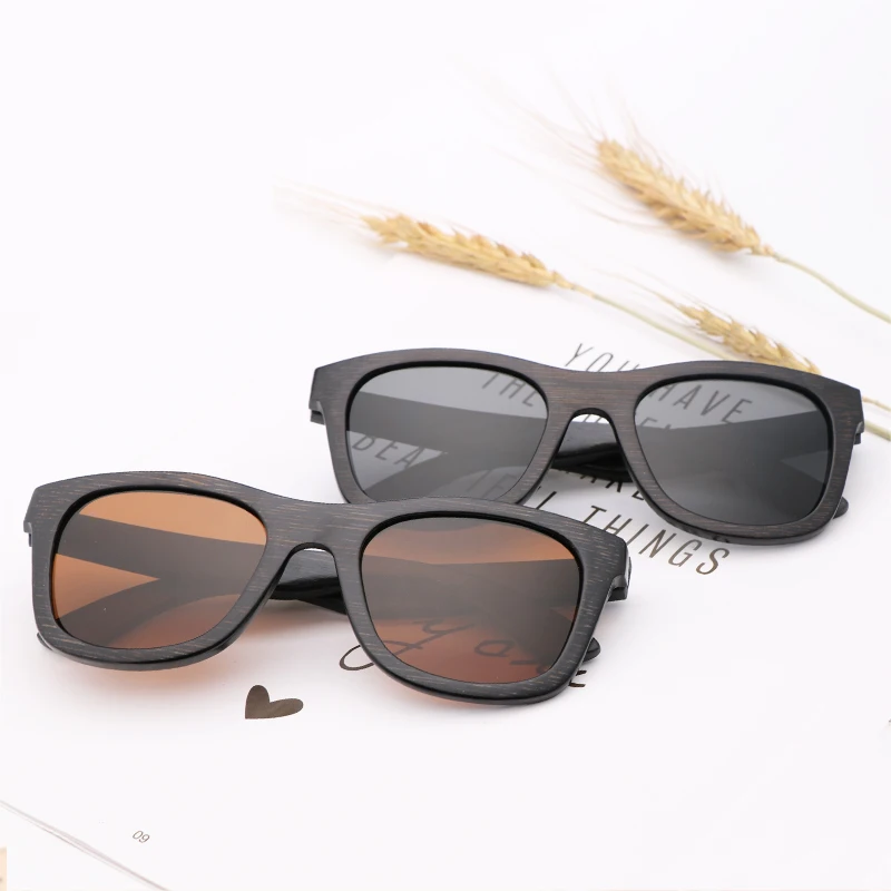 

Sunglasses Men 2019 Classic Retro Bamboo and Wood Sunglasses High Quality Handmade Bamboo Frame Polarized TAC Lens UV400