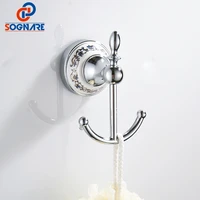 sognare chrome bathroom hooks for towels in rails clothes hook silver finish cloth hangers bath hardware home decoration