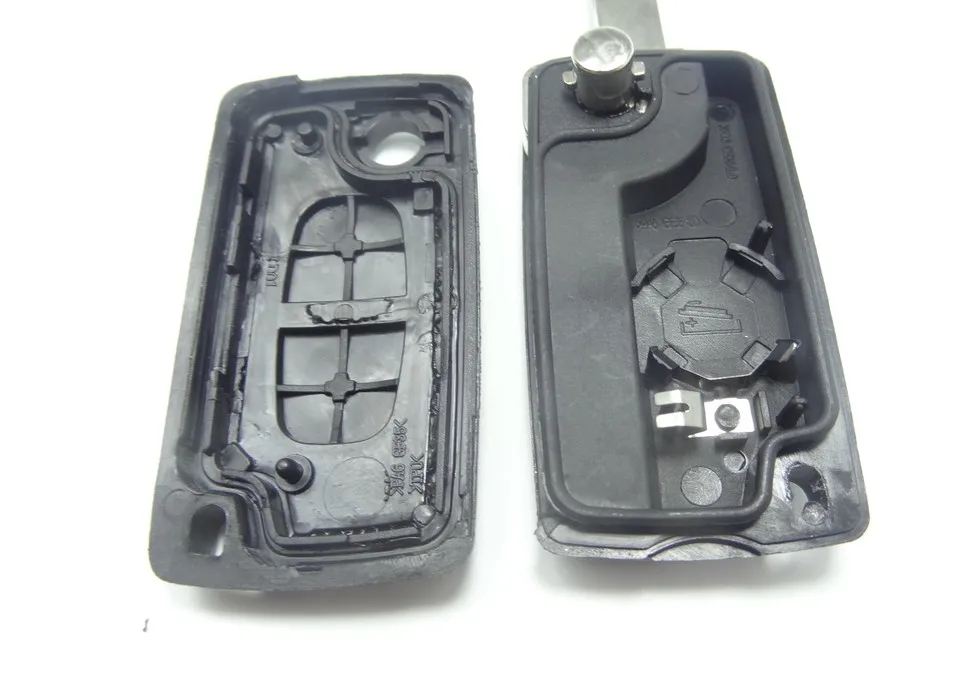 AUTEWODE случае ключ shell 2 кнопки для peugeot 207 307 308 407 807 дистанционного флип складной CE0536