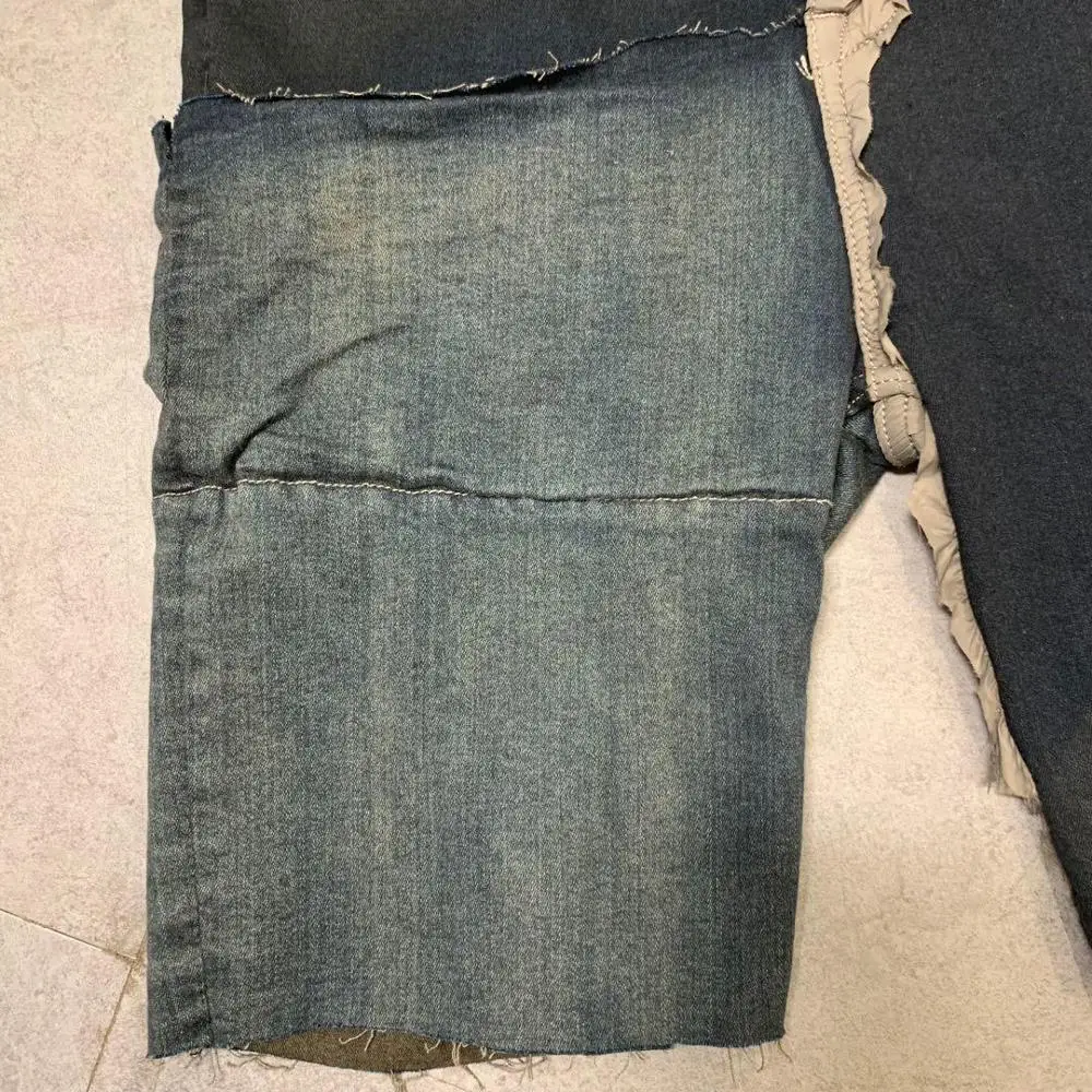 19ss Owen Seak Men Casual Short Washing Denim Cotton Gothic Style Men's Clothing Sweatpants Summer Women Black Shorts Size XL