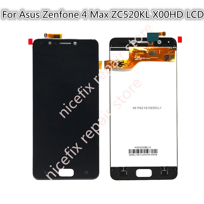 Для Asus Zenfone 4 Max ZC520KL ЖК дисплей с рамкой сенсорный экран дигитайзер в сборе Замена