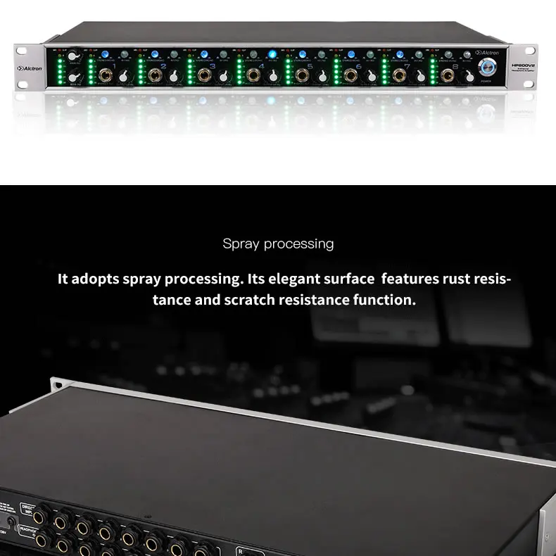 Alctron HP800V2 16 каналов усилители для наушников моно стерео усилитель высокой мощности предусилители