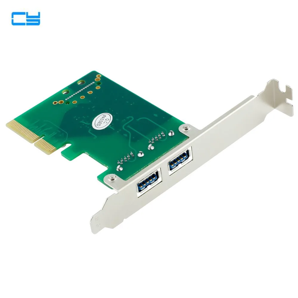 PCI E 4X к USB 3 1 Type A Тип 2 порта женский + SATA Блок питания адаптер карта добавить на