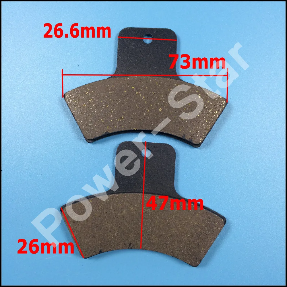 Красные тормозные колодки для POLARIS ATV Trail Boss 325 330 2000-2004 Xplorer 250 400 1999-2005 | Автомобили и