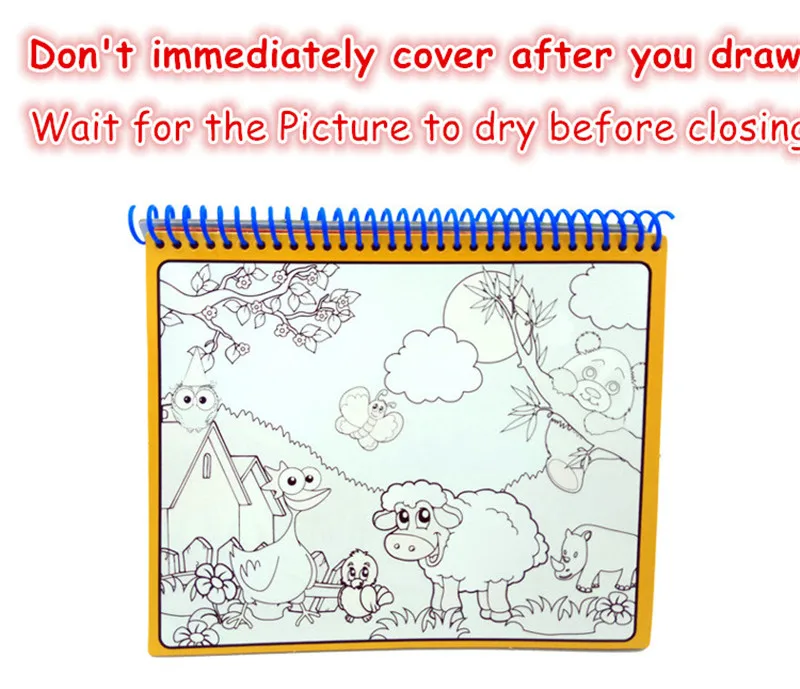

Magic Water Drawing Book Coloring Book Doodle With Magic Pen Painting Drawing Board For Children Education Drawing Toy