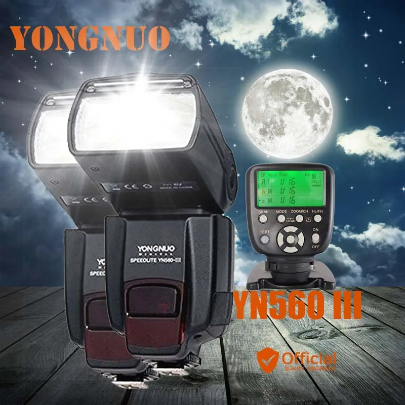 2 * Yongnuo YN560 III 4G Беспроводная ручная Вспышка Speedlite + контроллер передатчика для Canon