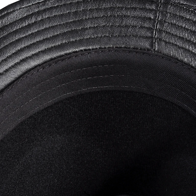 Шляпа Stetson Fedoras в британском стиле для мужчин и женщин шляпа из натуральной кожи с
