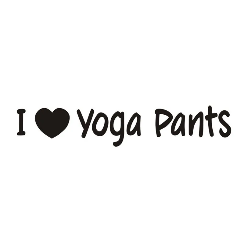 Наклейка на стену с надписью I Love Yoga|Наклейки стену| |
