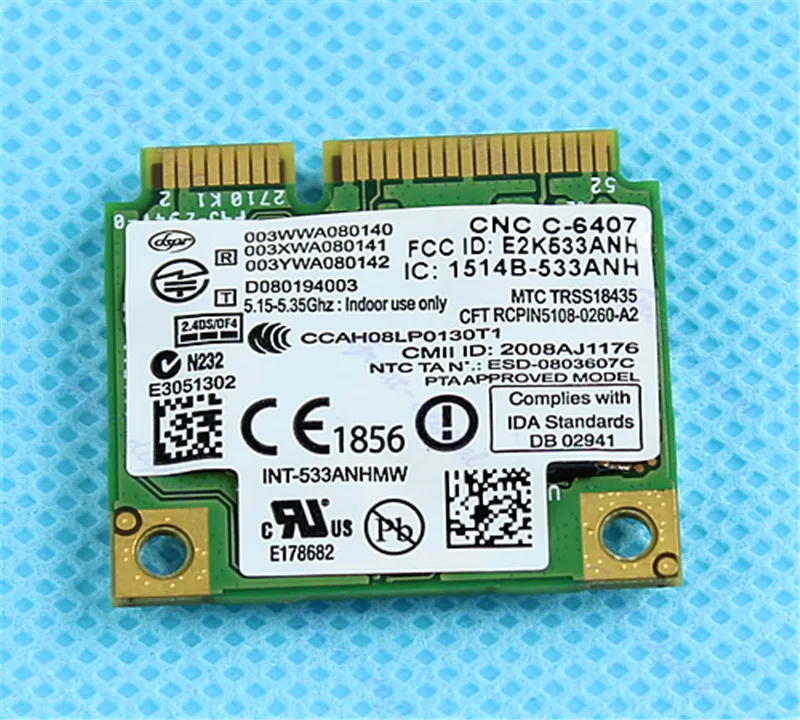

2018 1Pc NEW Ultimate-N WiFi Link 5300 Wireless Half Mini Card OKW374 533ANHMW