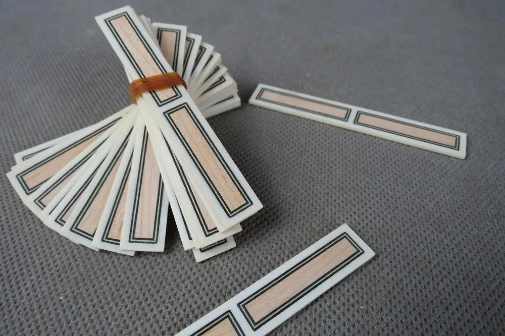 

Nice Classical Guitar bridge 5 pcs tie blocks inlay Maple A-20