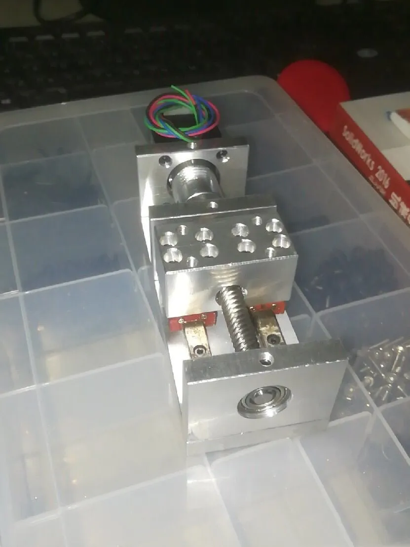 1 комплект алюминиевый CNC линейный направляющий 8 мм ACME скользящий стол с ЧПУ Типа CNC приводной комплект 30 мм путешествия