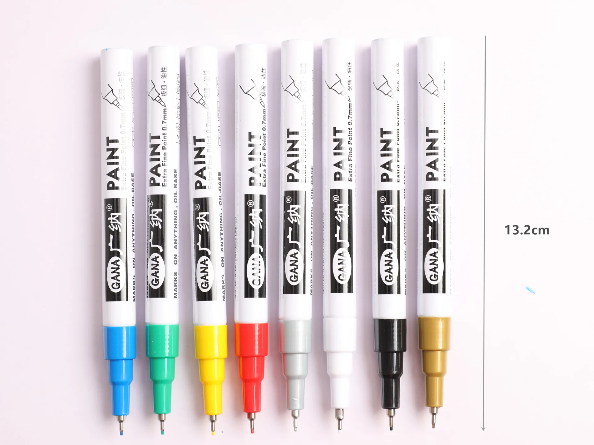 0.7mm Oily Car Tyre Tire Tread marker pen Waterproof Permanent Color match paint pen white marker pen black card graffiti pen