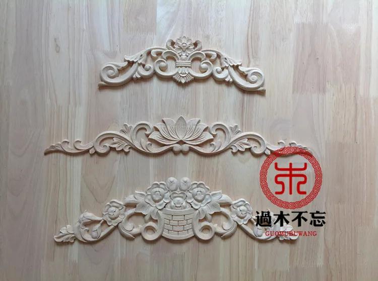 

Don't forget the central Dongyang wood carving wooden decorative Decal Decals rose lotus decals fireplace floral Applique