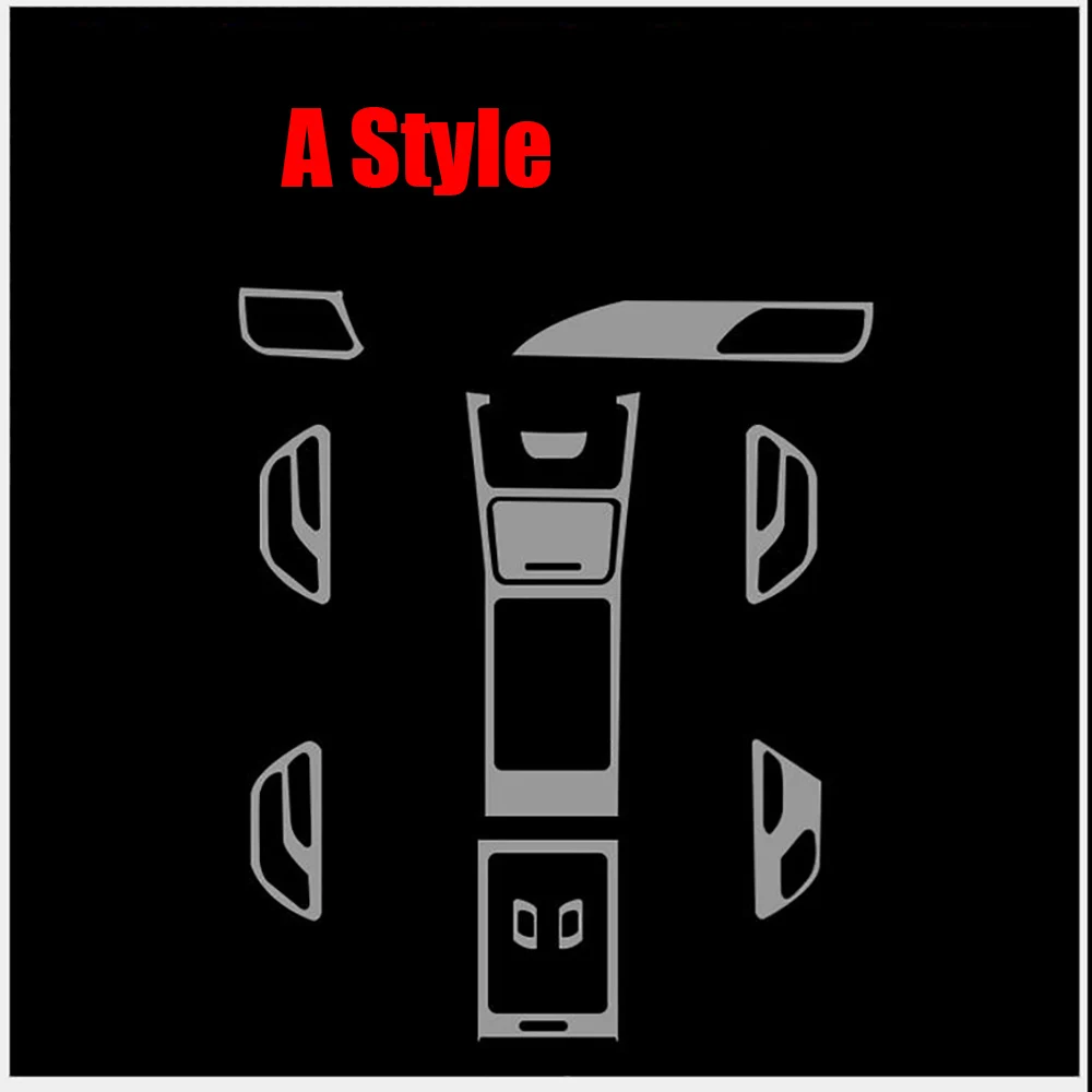 

Car-Styling New Car Interior Trim Dashboard Clear Paint Protective Film Stickers for Lincoln Continental 2017-2018