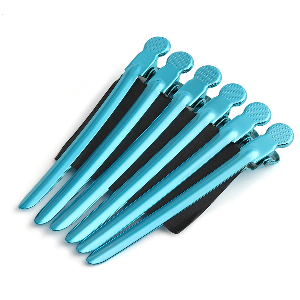 6 шт./компл. металлическая секция Аллигатор утка рот заколки для волос зажим DIY