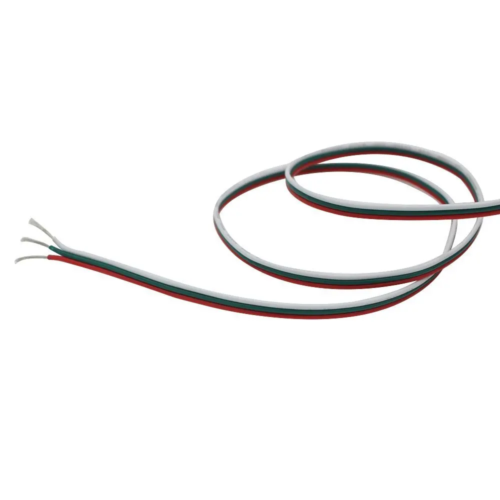 2pin 3pin 4pin 5pin LED разъем удлинитель провода 1 M 5 10 м для SMD3528/5050 Светодиодные ленты