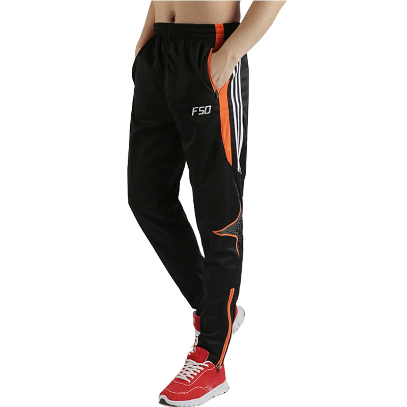 Мужские спортивные штаны для футбола 4 цвета длинные тренировочные шорты из