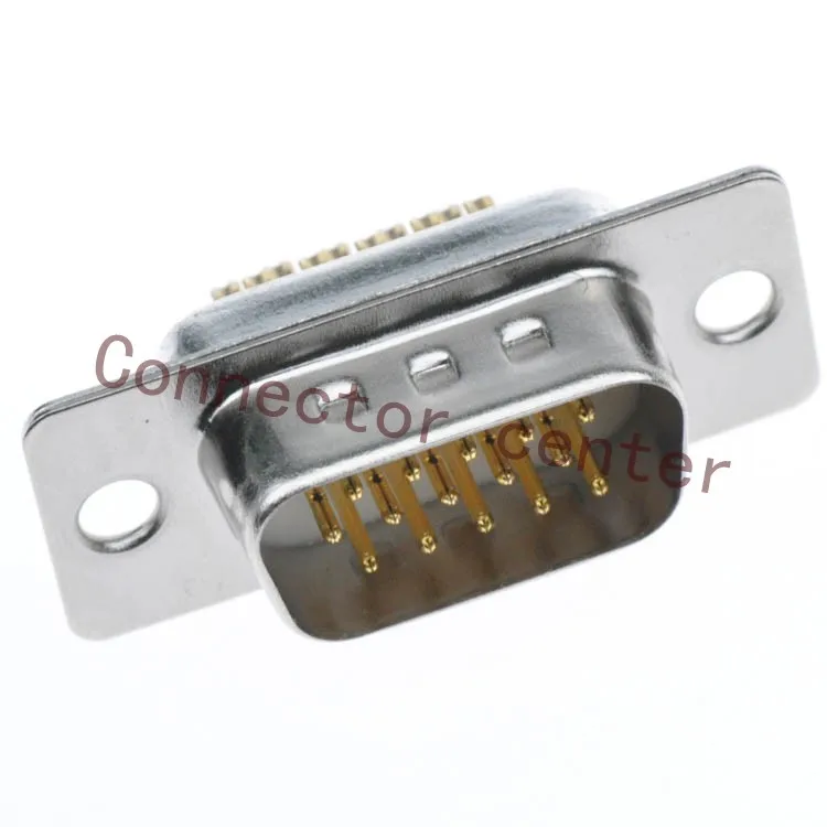 Высокое качество D-SUB дБ Разъем 15PIN 3-рядный мужской золотой посаженный 2U VGA DSUB |