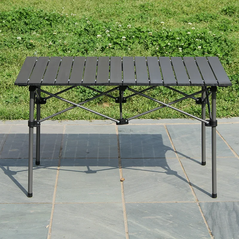 Single table Рюкзак Открытый портативный Складные столы и стулья семь из алюминиевого сплава самостоятельной вождения барбекю столы и стулья LM01111447 - Цвет: Single table