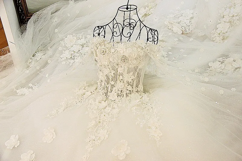 LS57009 Romantic Bridal dresses 2016 with Long Cape Ball Gown Corset Back Robe De Mariee Online Shop China100% Real Image | Свадьбы и