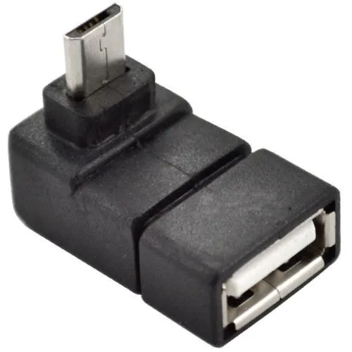 OTG конвертер head (Micro USB к мать 90 градусов вниз bend адаптер)|Соединители| |