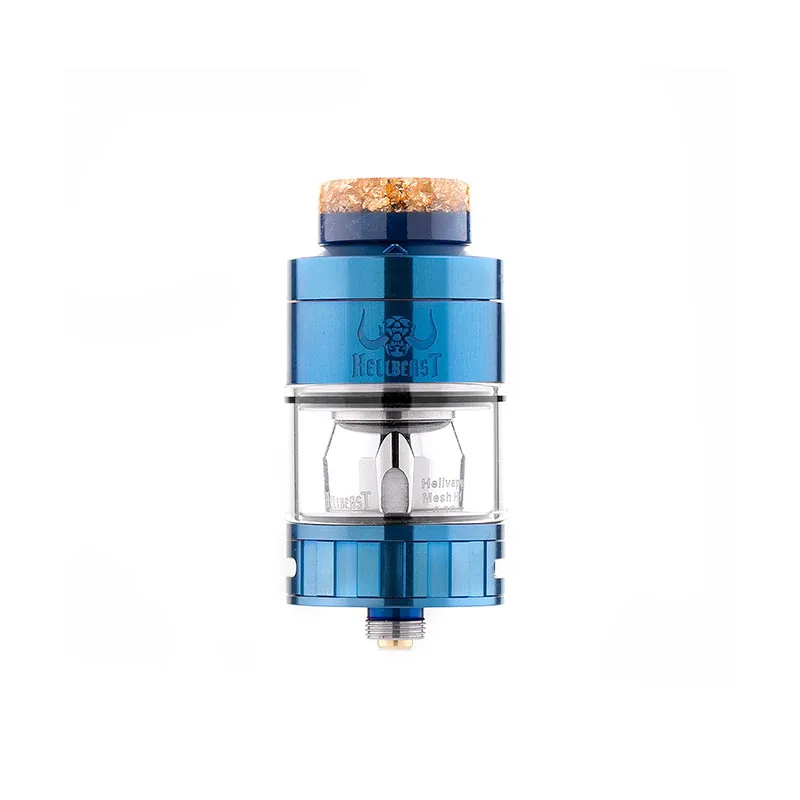 Синий Электронные сигареты Hellvape Hellbeast Sub ohm Tank Hybrid 4,0 мл/4,3 мл/3,5 мл емкость Vape испаритель VS Hellvape Rebirth RDA - Цвет: Синий