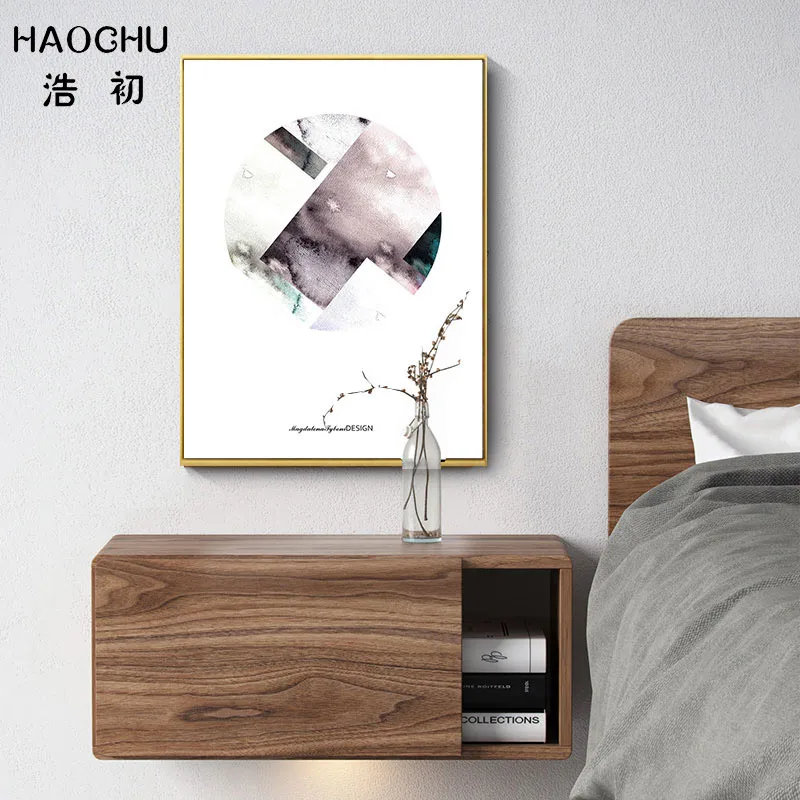 Абстрактные настенные плакаты от бренда HAOCHU Цвет блок художественный Принт
