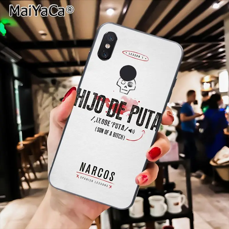 A14 MaiYaCa нарко ТВ серии Pablo escobar чехол для телефона с рисунком для Xiaomi Redmi8 4X 6A S2 7A 5A Redmi 5 5Plus Note5 7 Note8pro - Цвет: A14