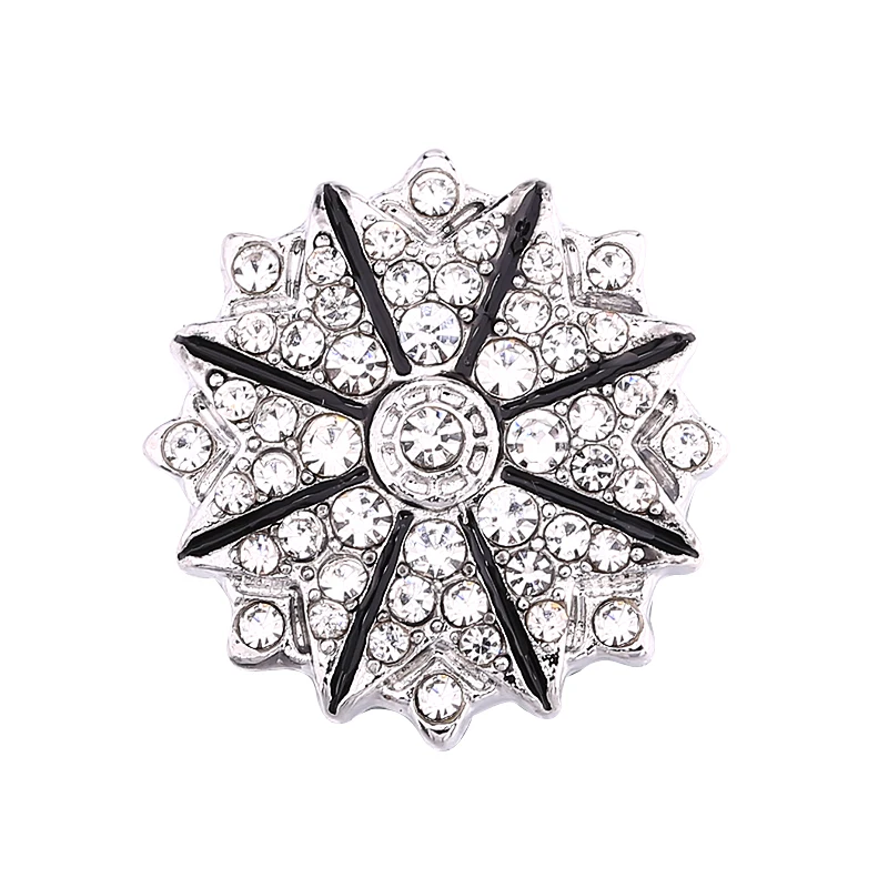 Наличии 12 шт./лот оптовая продажа фабрики 18 мм горный хрусталь кнопки изделия Fit