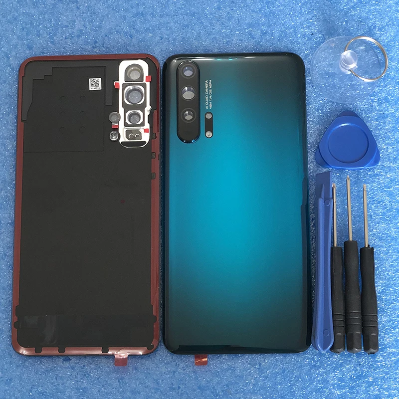 Оригинальная задняя крышка для 6,2" huawei Honor 20 Pro Axisinternational с 3D стеклом+ металлическая рамка для камеры+ Вспышка объектива+ Инструменты+ наклейка