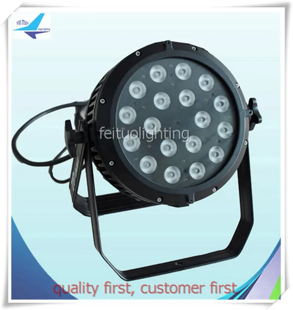(4 комплекта/Чехол) guangzhou DJ par 64 led light прайс лист 18x18w rgbwa uv 6in1 IP65 flight CASE|flight case|rgbwa 6in1rgbwa