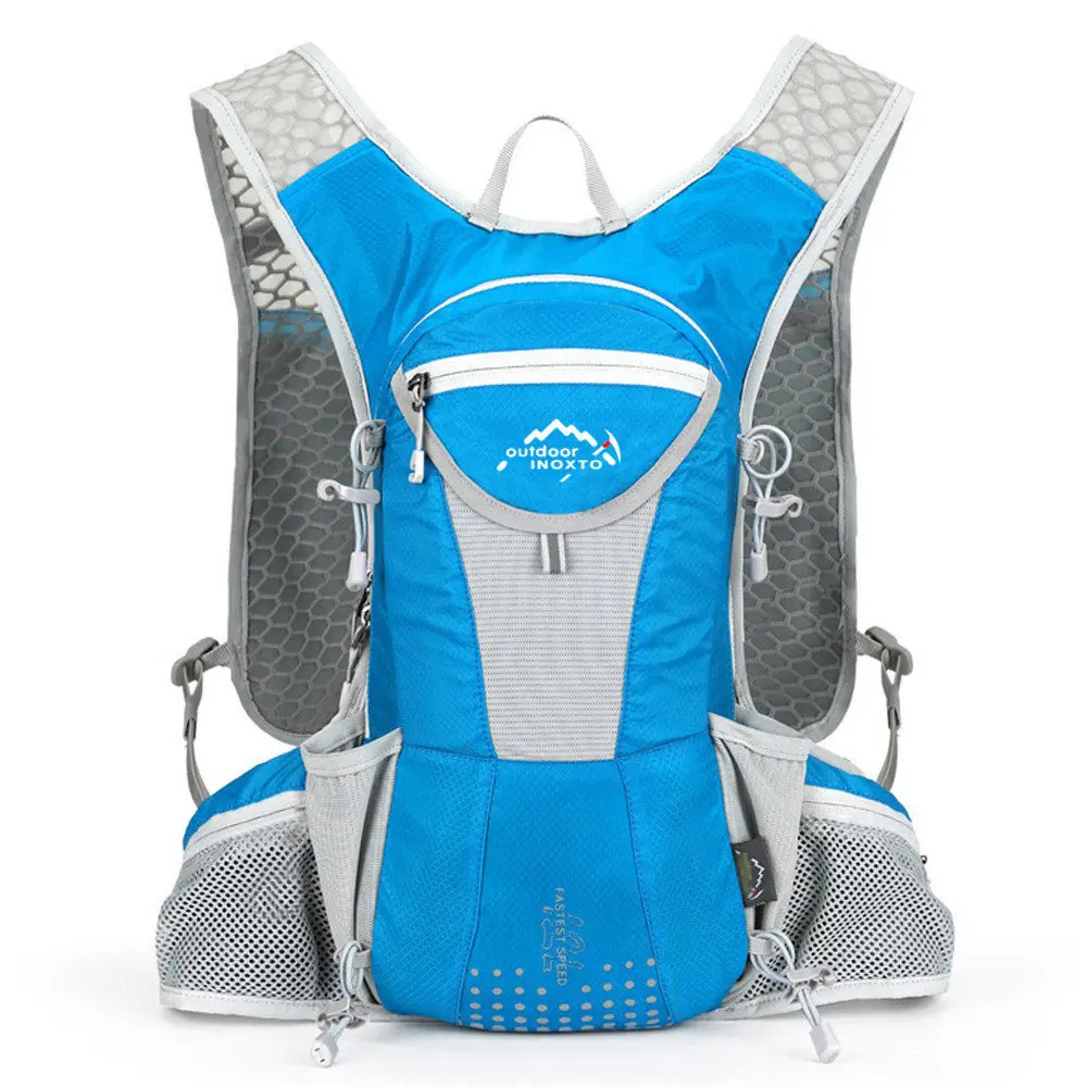 12L велосипедная сумка 7 цветов верховой езды рюкзак mochila велосипед сумки на плечо zaino mtb Лыжный Спорт Бег Пеший Туризм велосипедная сумка - Цвет: blue