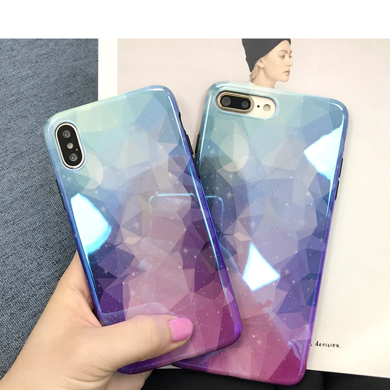 Чехол для iPhone 6 s 8 plus 10 7 постепенное изменение цвета X Xs Max Xr |
