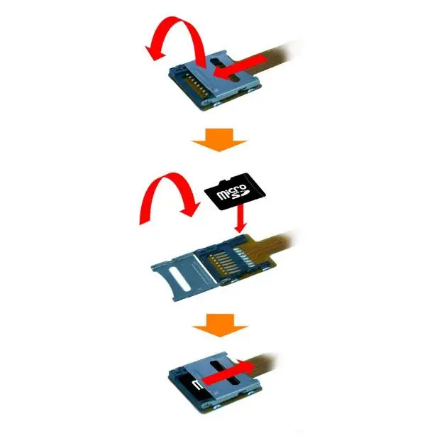 

100pcs Micro SD TF Memory Card Kit Male to Female Extension Soft Flat FPC Cable Extender 10cm