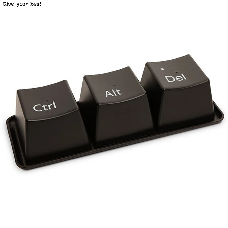 3 шт./компл. креативная простая чашка-клавиатура Ctrl ALT DEL Тип чайная кофейная
