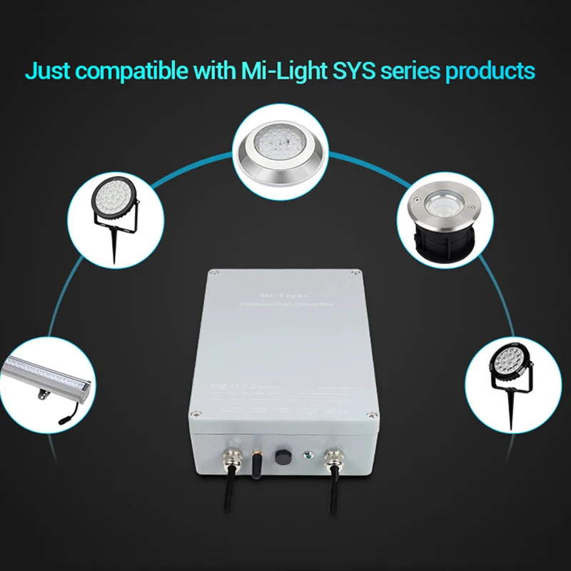 SYS-PT1 1-Channel Host Control Box LED Controller 2.4G Wireless Remote Smartphone APP Alexa Voice DMX512 | Лампы и освещение