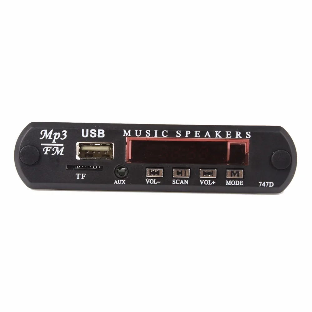 12V 5V MP3 Динамик декодер доска Дистанционное Управление; SD MP3 плеер Дистанционное Управление модуль FM Usb 2,0 3,5 мм Джек Блэк