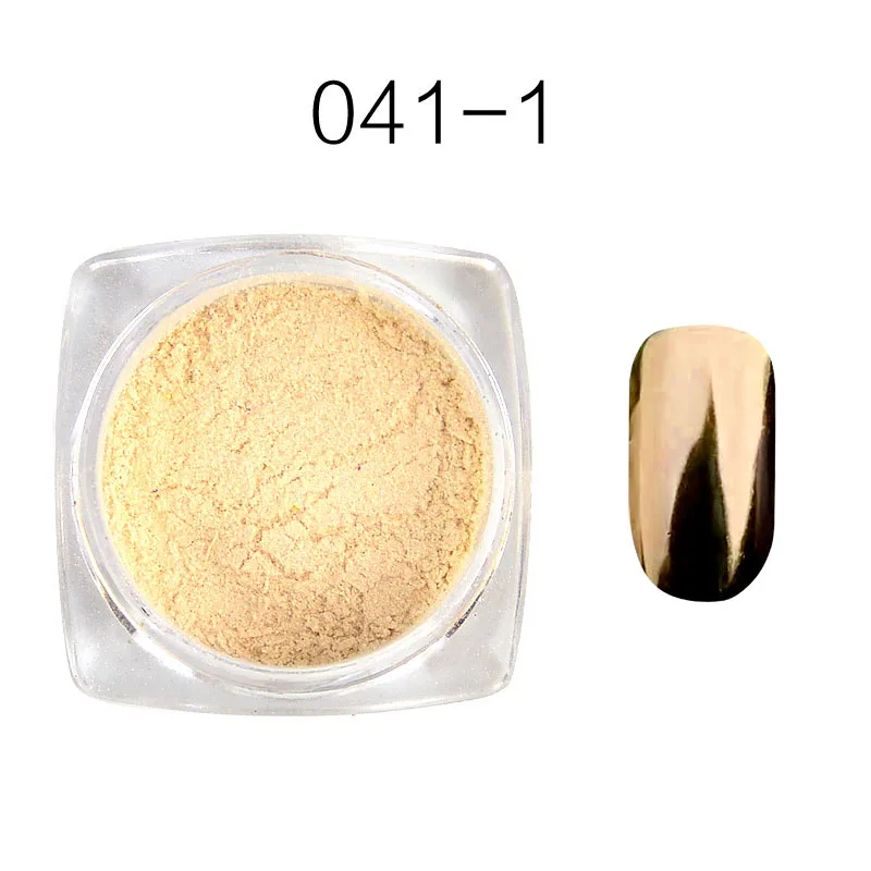 41-01 1 Box Shinning Mirror Nail Glitter powder Nail Art Tip Decoration Magic Glimmer Powder Women Nails DIY Decoration - Цвет: 41-01