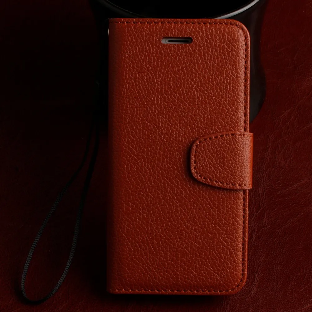 Litchi один черный Цвет кошелек кожаный флип принципиально чехол для iPhone 5 5S 5C 5SE 6 6S 6 Plus 6S плюс 7 7 Plus touch 5 6 крышка Капа